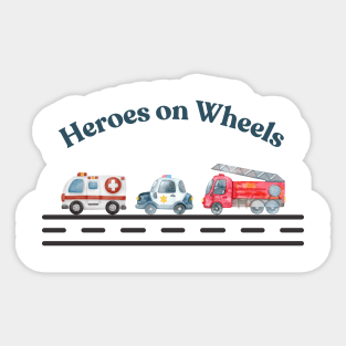 Heros on Wheels Sticker